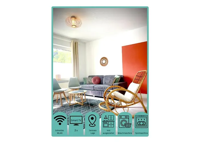 Wlan,smart Tv,4 Betten, Zentral 公寓 *
